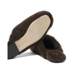 "Rega" slippers in shearling