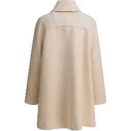 Virgin wool long coat