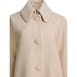 Virgin wool long coat