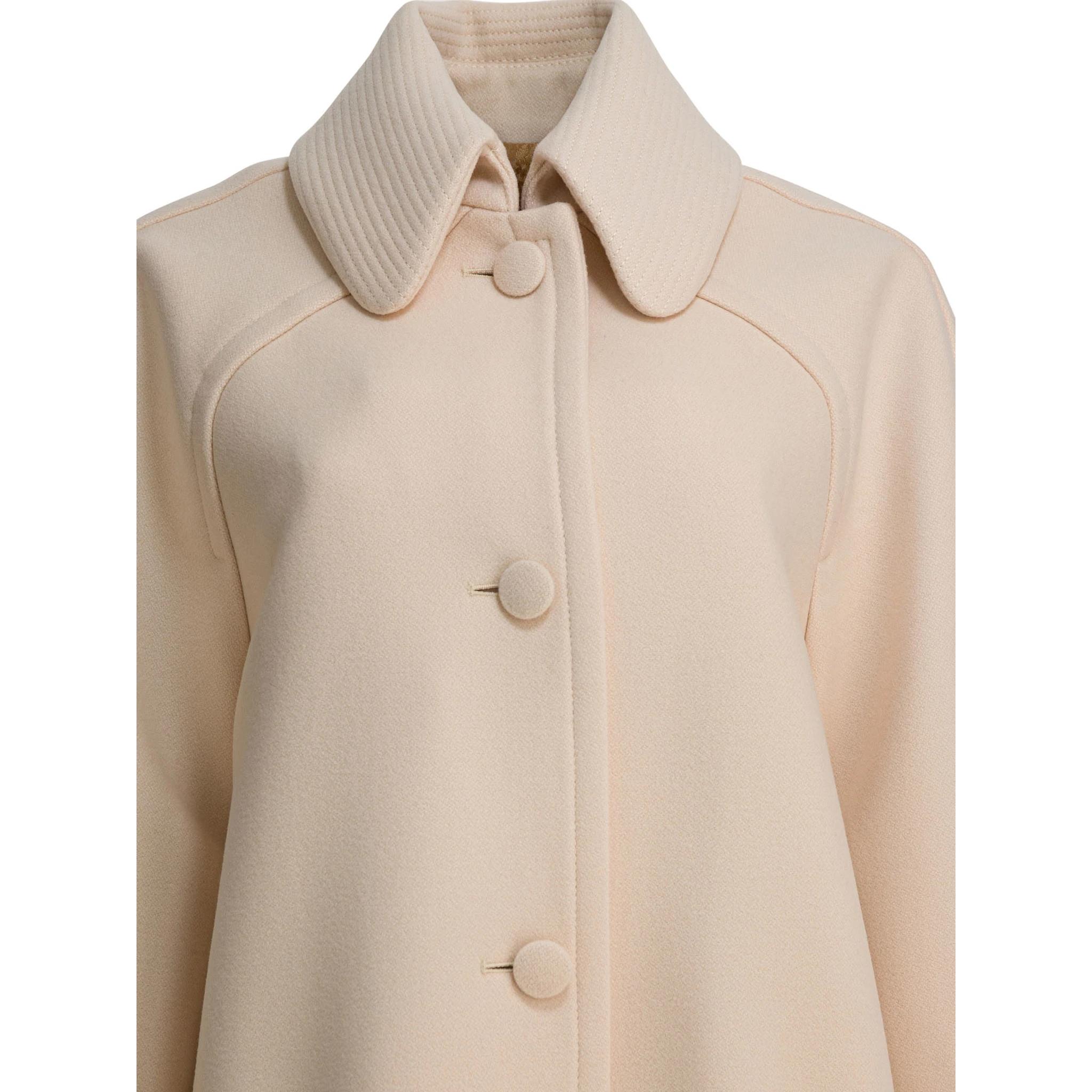 Virgin wool long coat