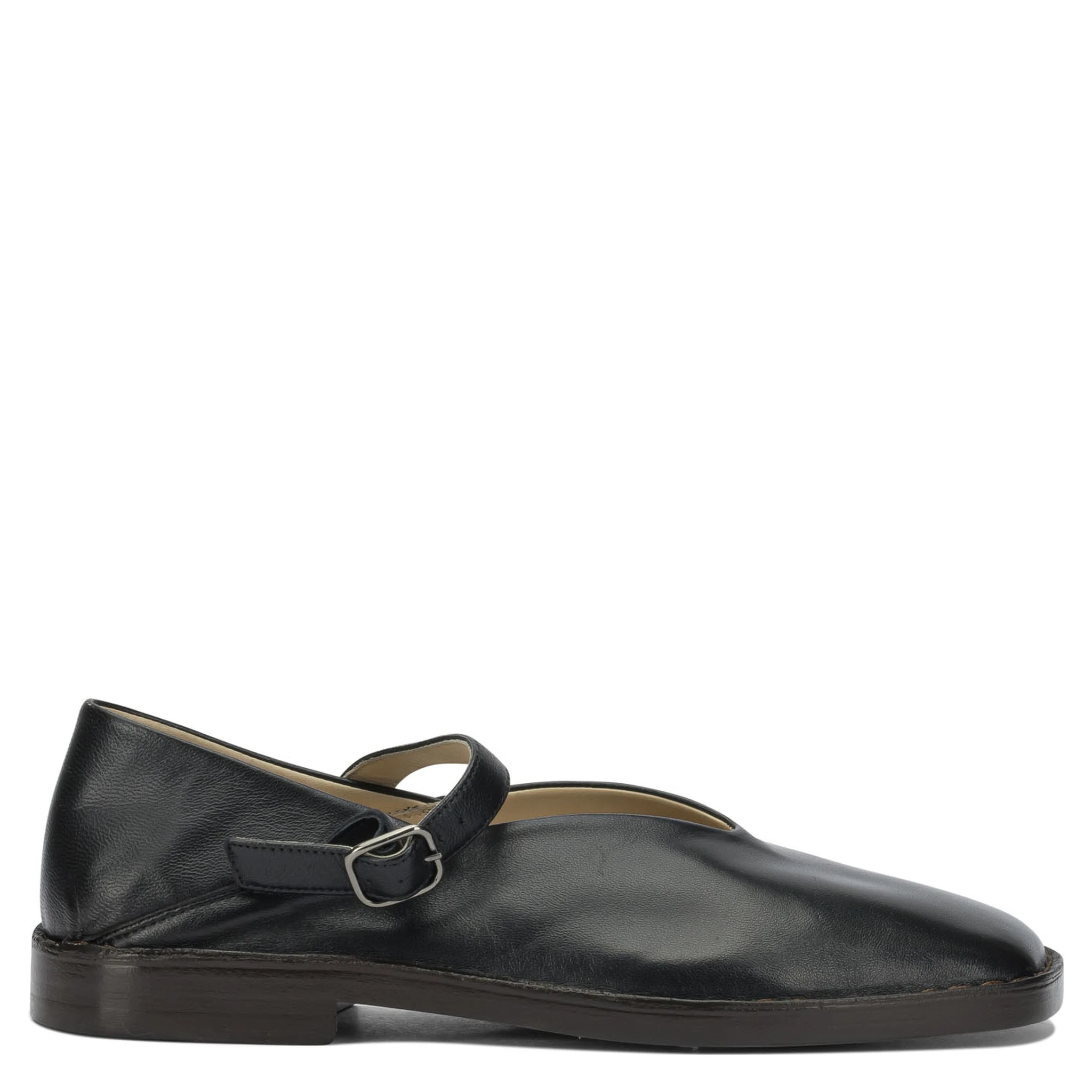 Mary Jane leather ballet flats