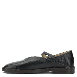 Mary Jane leather ballet flats