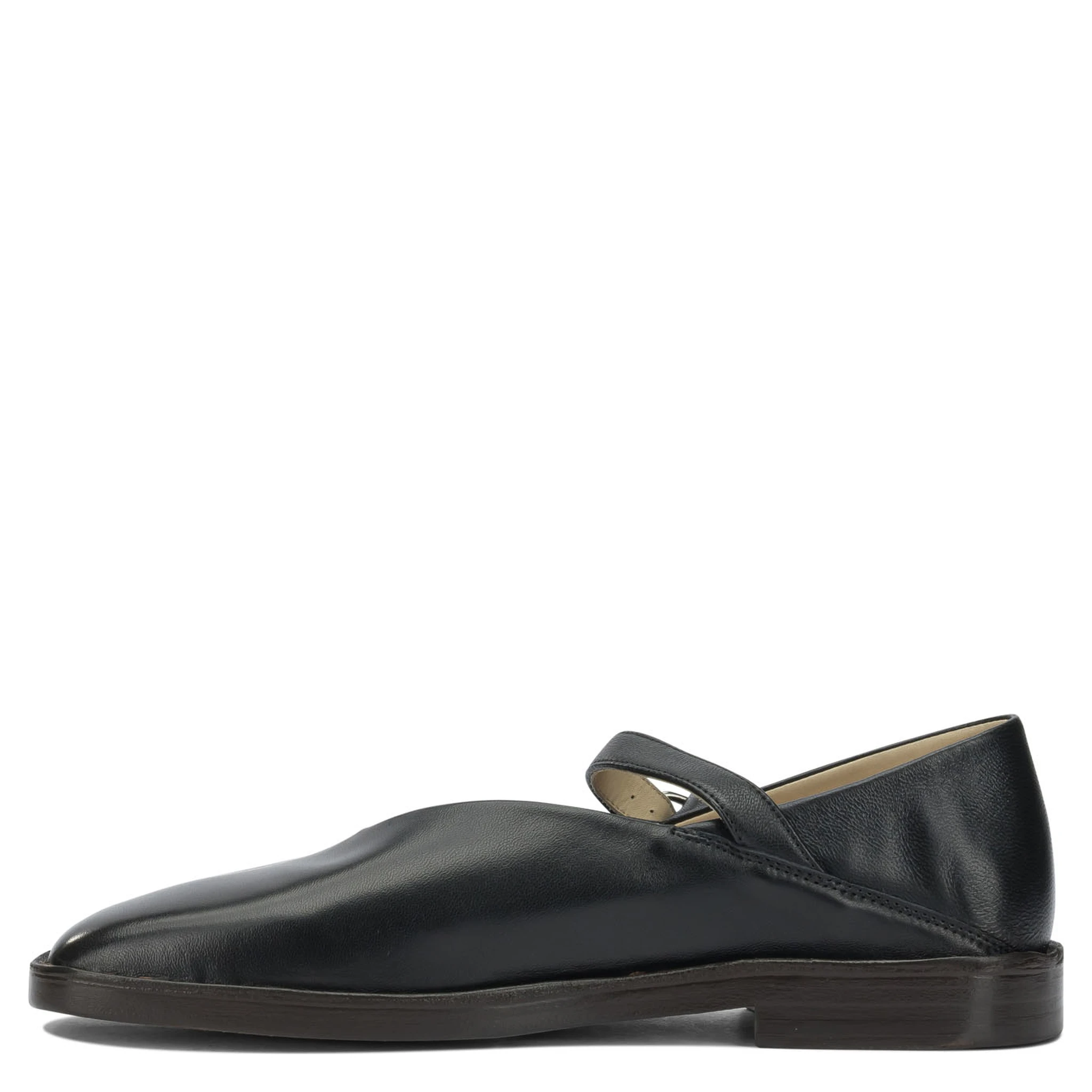 Mary Jane leather ballet flats