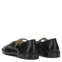 Mary Jane leather ballet flats