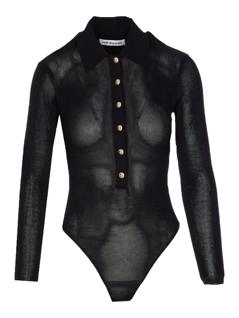 SELF PORTRAIT Top Black