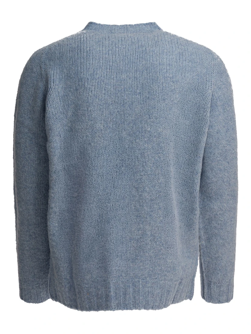 "Shaggy Bernard" crewneck sweater