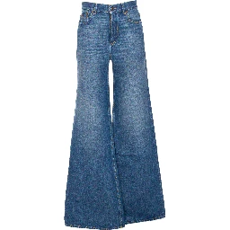 Chloe' Wide Leg Denim Jeans