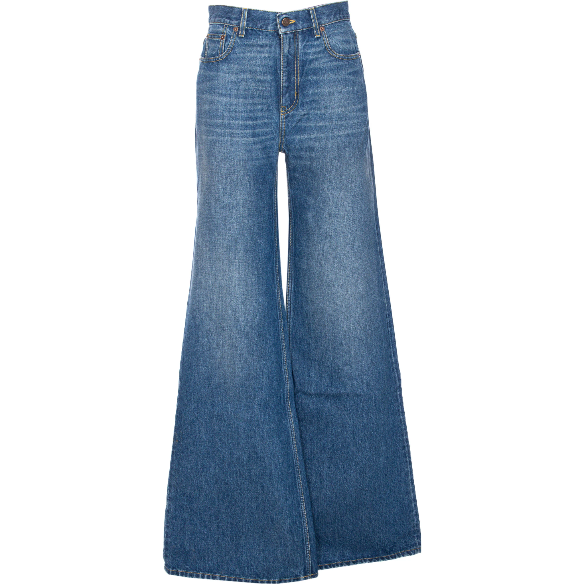 Chloe' Wide Leg Denim Jeans