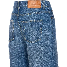 Chloe' Wide Leg Denim Jeans