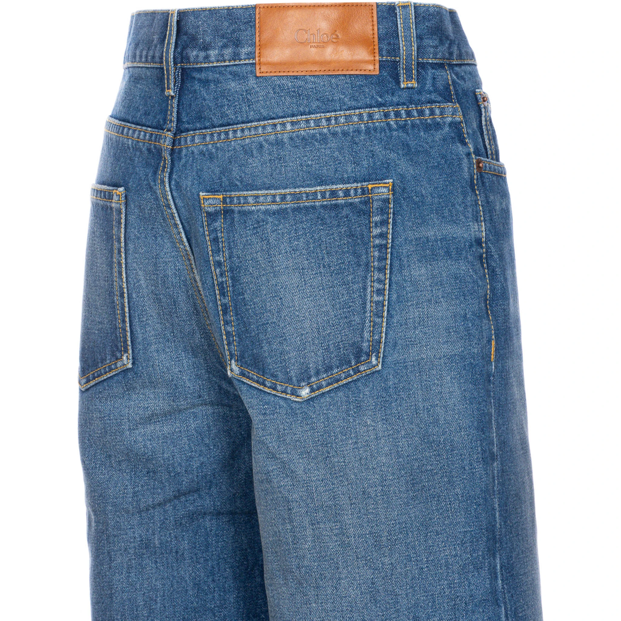 Chloe' Wide Leg Denim Jeans