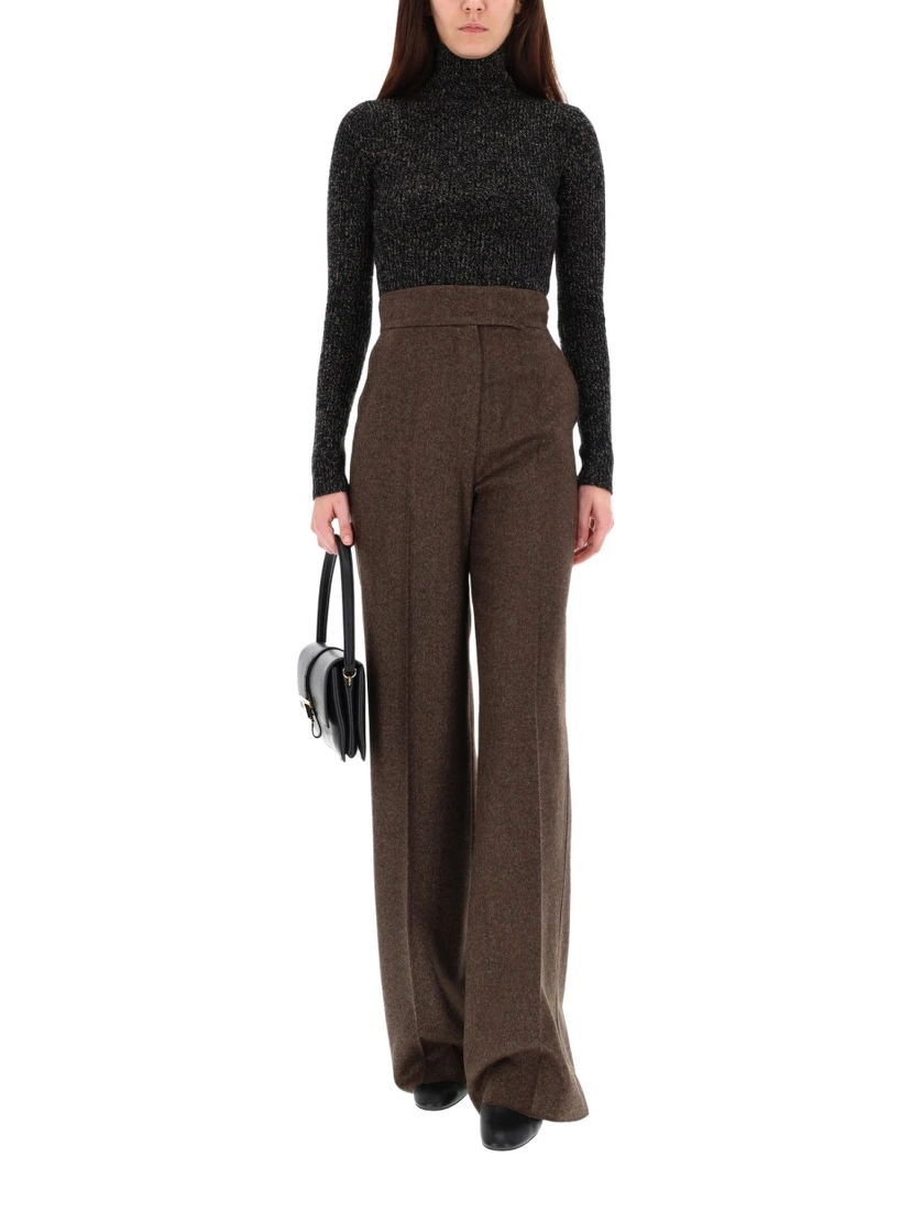 WOOL AND CASHMERE MOULINÉ TURTLENECK
