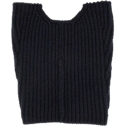 WOOL NECK WARMER WITH ZIPPER