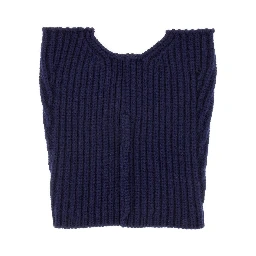 WOOL NECK WARMER WITH ZIPPER