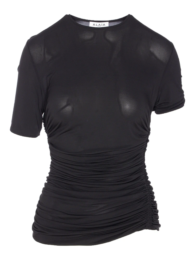 Alaia T-shirts and Polos Black