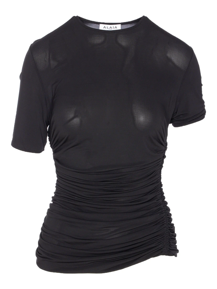 Alaia T-shirts and Polos Black