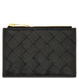 "WOVEN" CARD HOLDER WITH ZIPPER