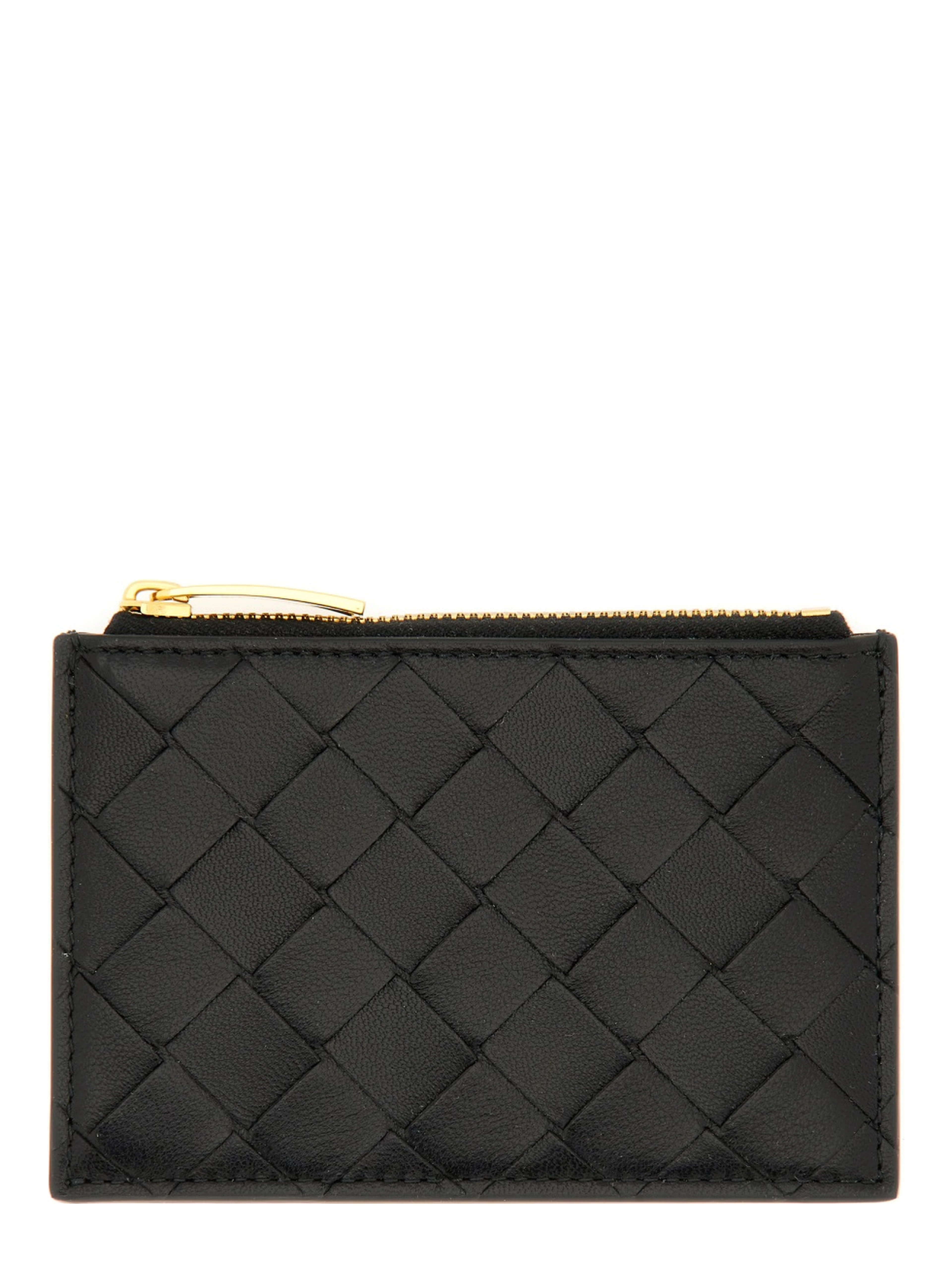 "WOVEN" CARD HOLDER WITH ZIPPER
