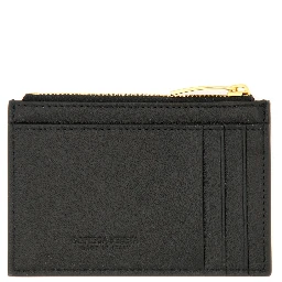 "WOVEN" CARD HOLDER WITH ZIPPER