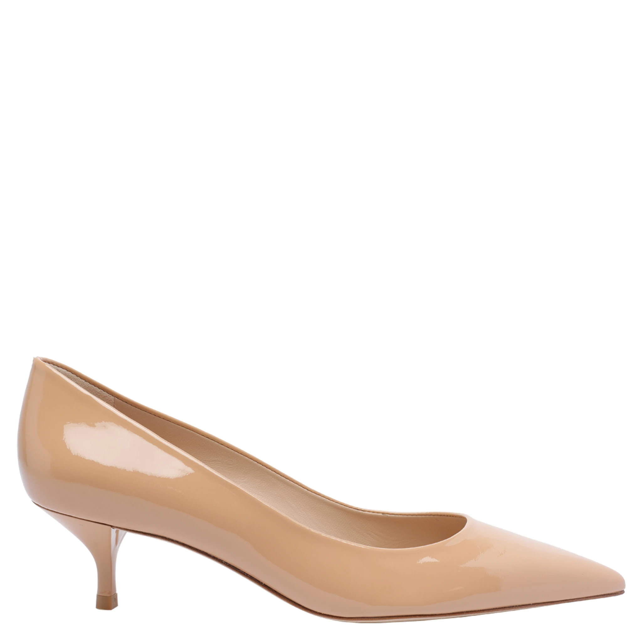 50mm Kitten leather pumps