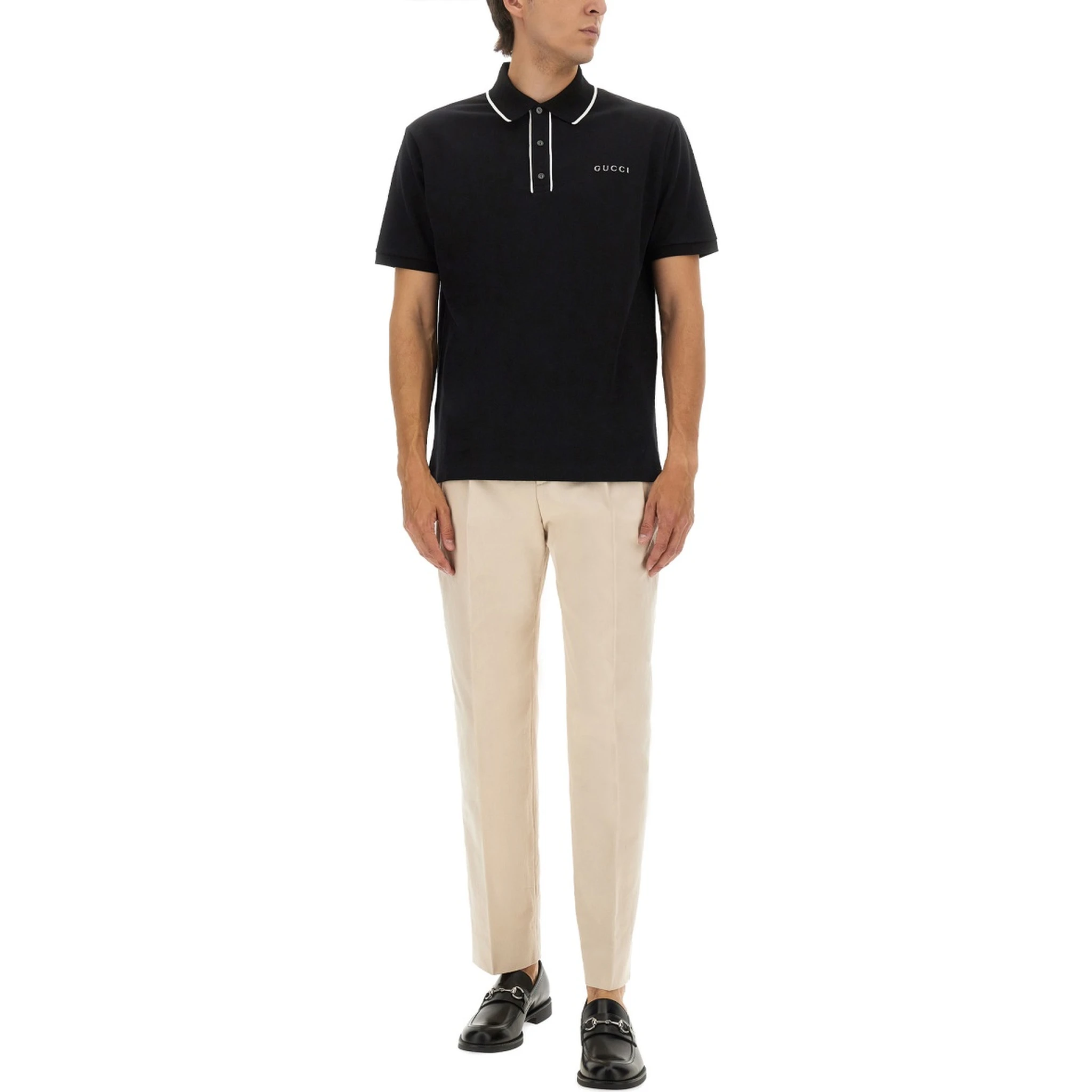 قميص بولو من القطن البيكيه