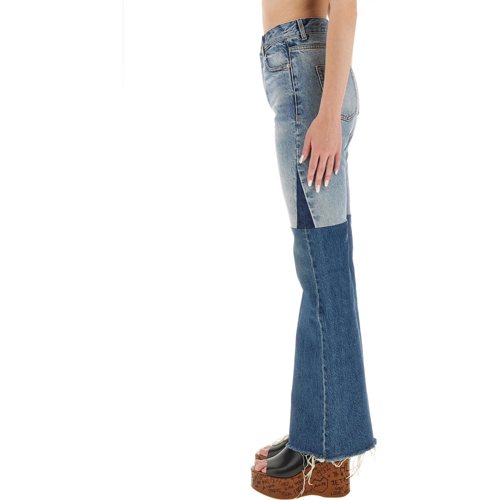 PATCHWORK DENIM JEANS