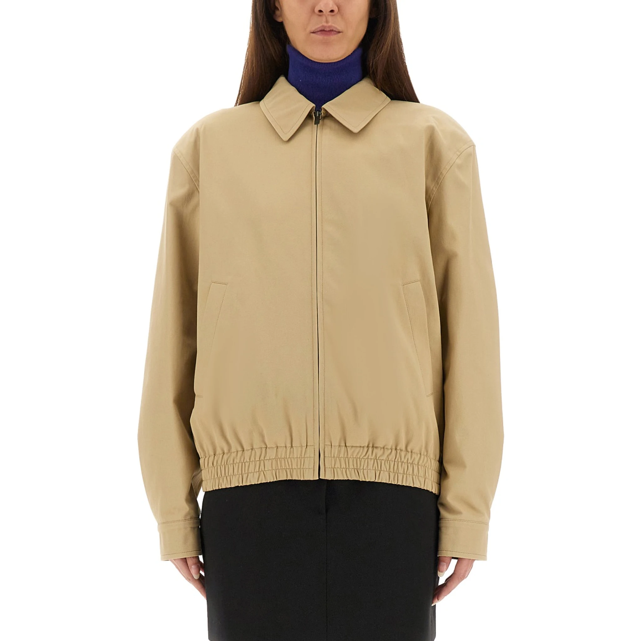 COTTON SERGE SHORT JACKET