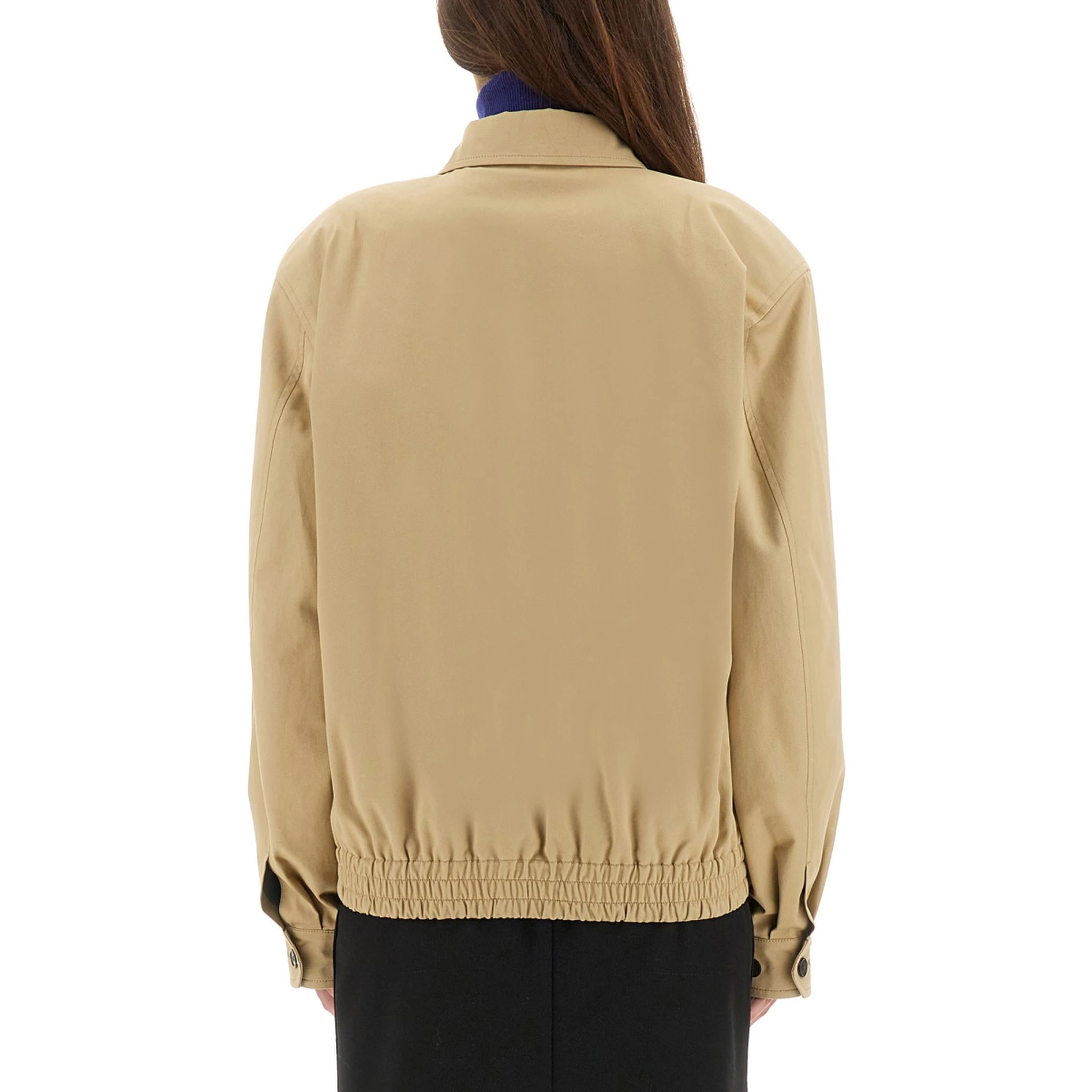 COTTON SERGE SHORT JACKET