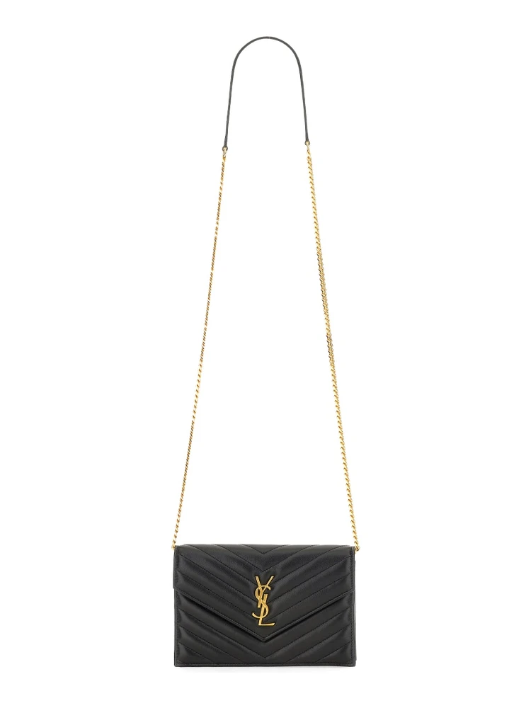 "ENVELOPE CASSANDRE" WALLET WITH CHAIN