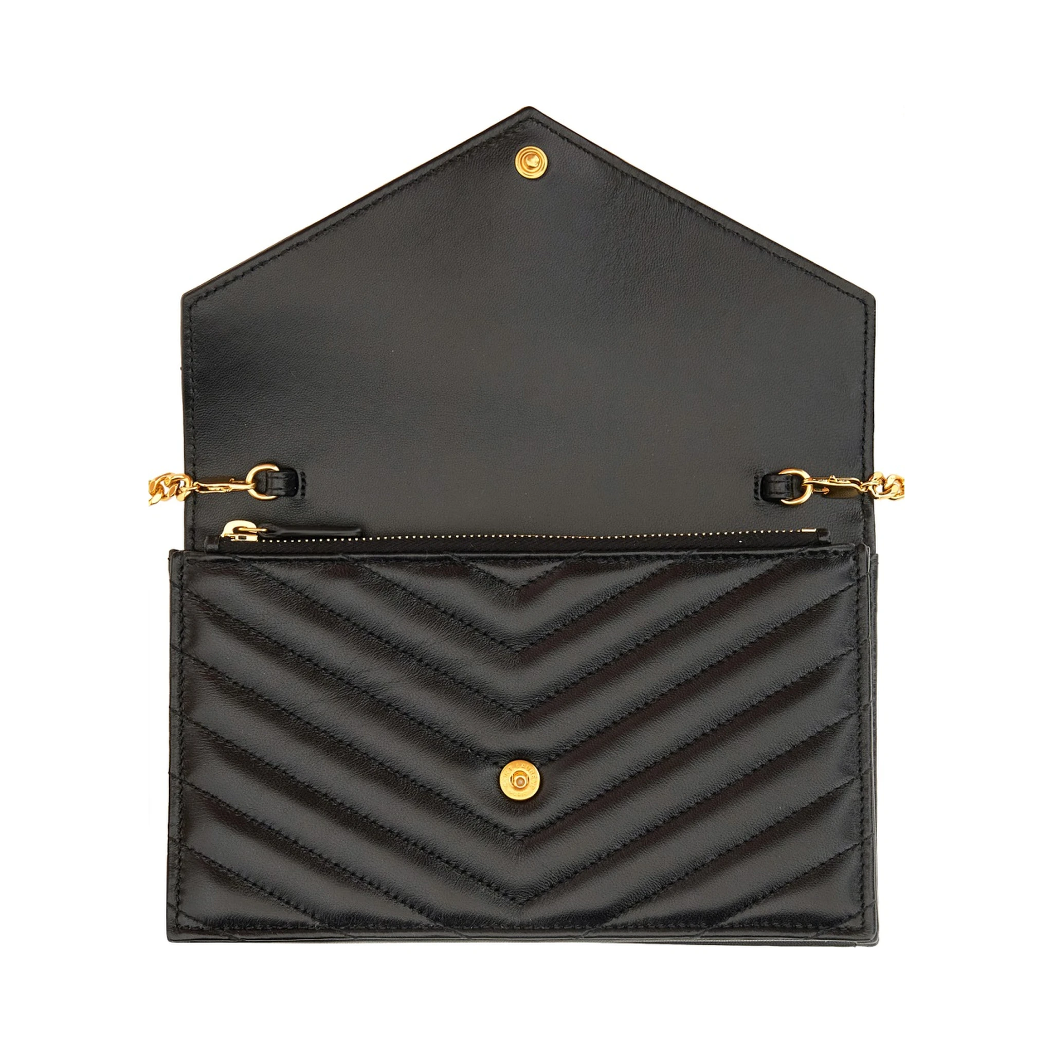 "ENVELOPE CASSANDRE" WALLET WITH CHAIN