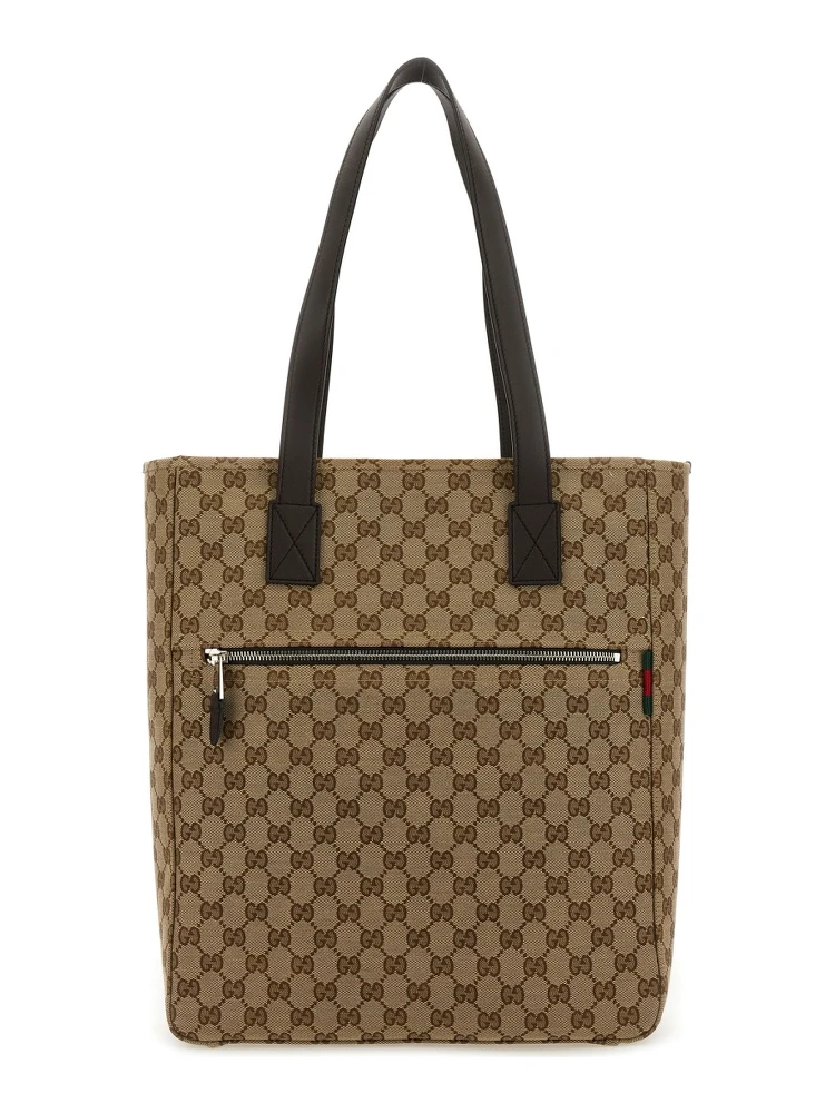 FABRIC SHOPPING BAG GG MEDIUM