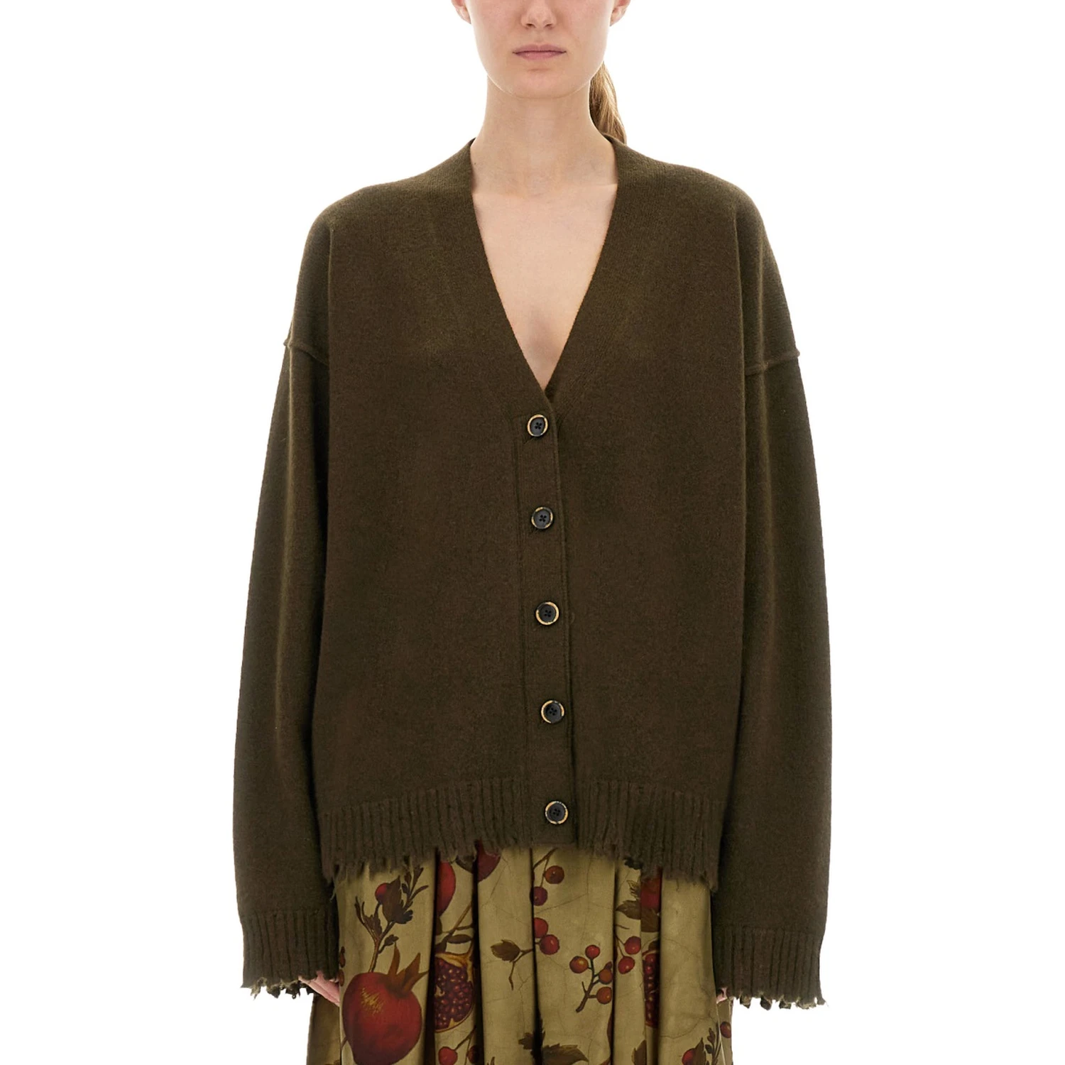 CASHMERE CARDIGAN WITH BUTTONS