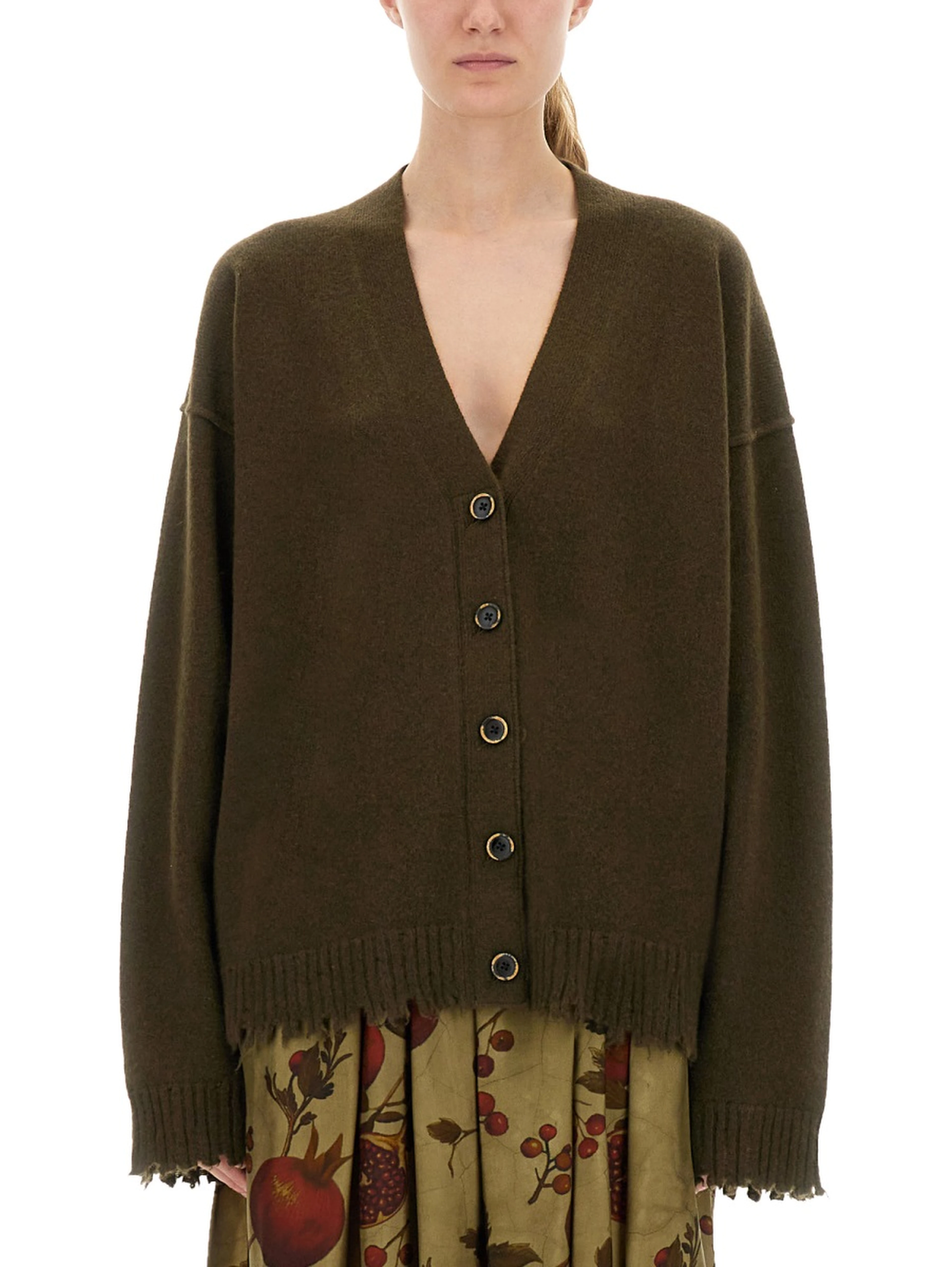 CASHMERE CARDIGAN WITH BUTTONS