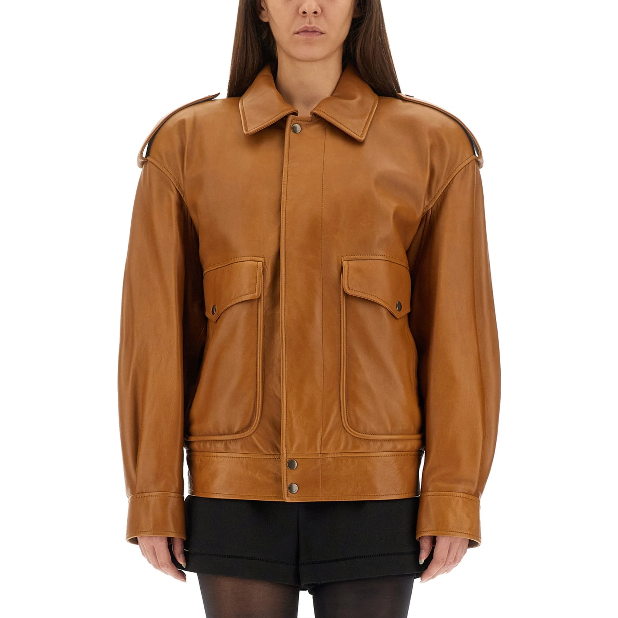 OVERSIZED LEATHER JACKET