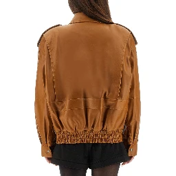 OVERSIZED LEATHER JACKET