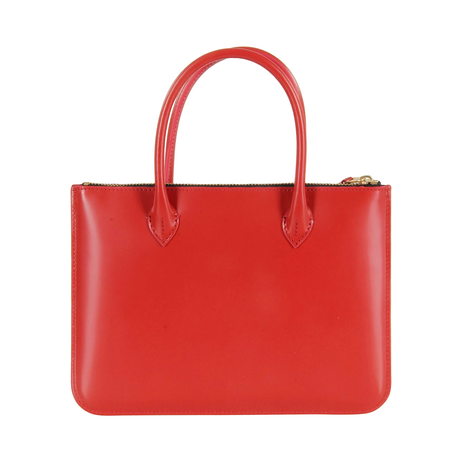 Leather tote bag