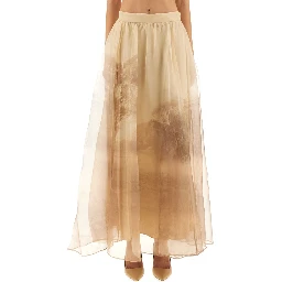 "MEMENTO" ORGANZA MAXI SKIRT