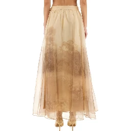 "MEMENTO" ORGANZA MAXI SKIRT