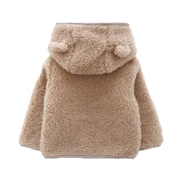 FLEECE JACKET WITH LOGO