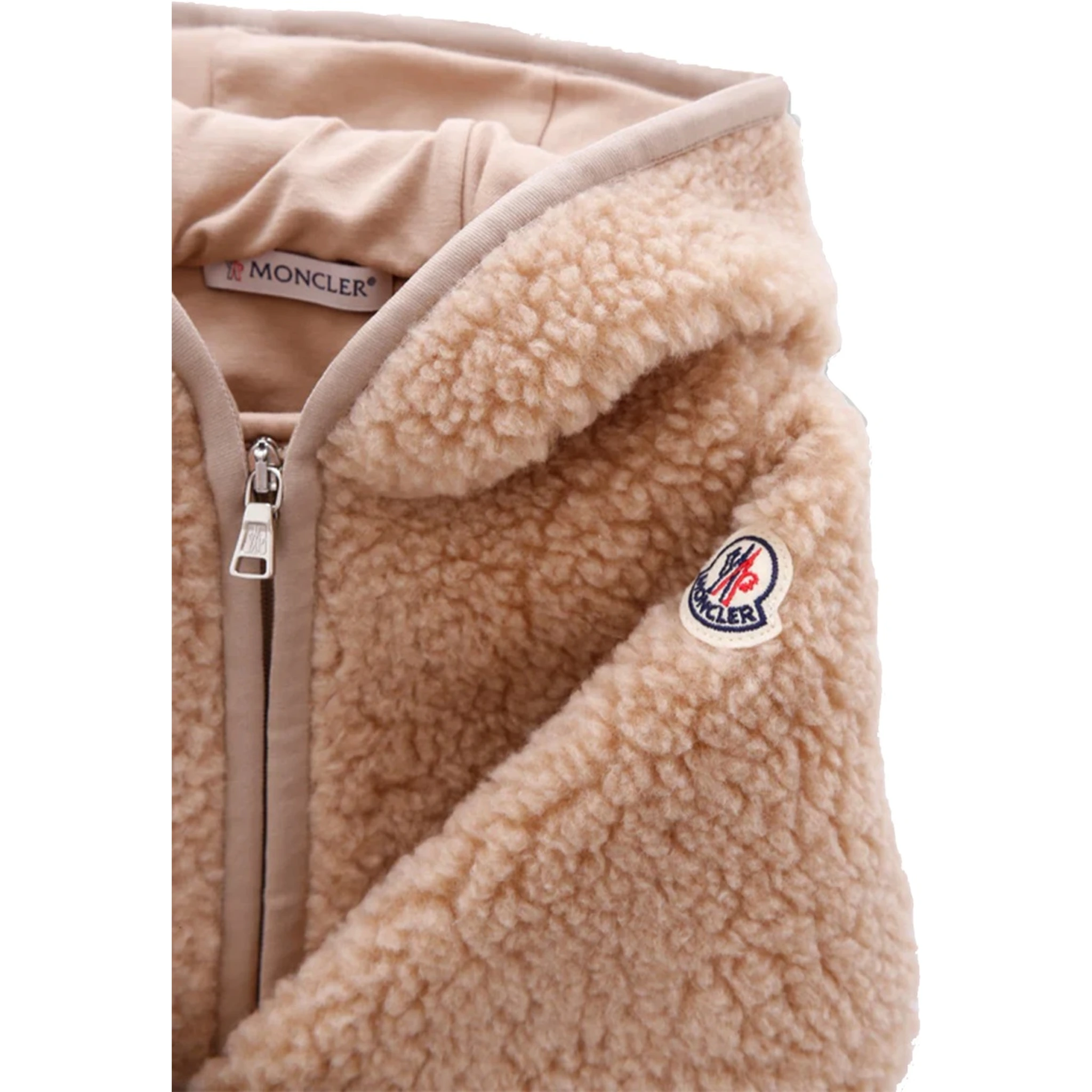 FLEECE JACKET WITH LOGO