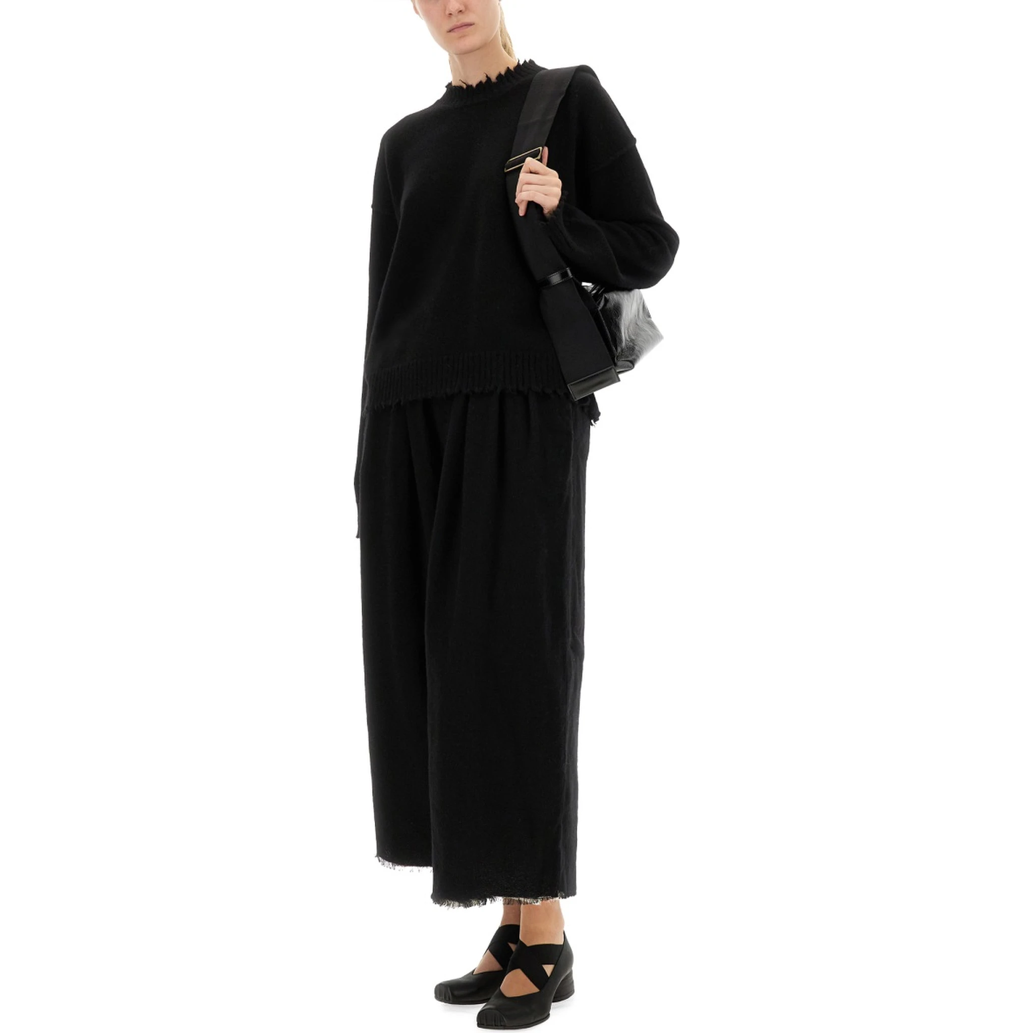 CASHMERE SWEATER WITH BANGS