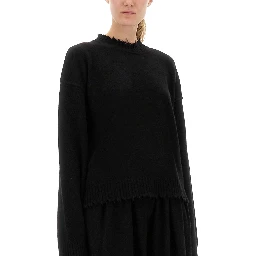 CASHMERE SWEATER WITH BANGS