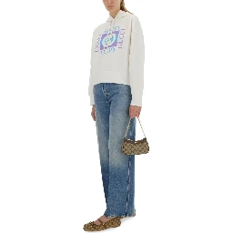 PRINTED COTTON HOODIE