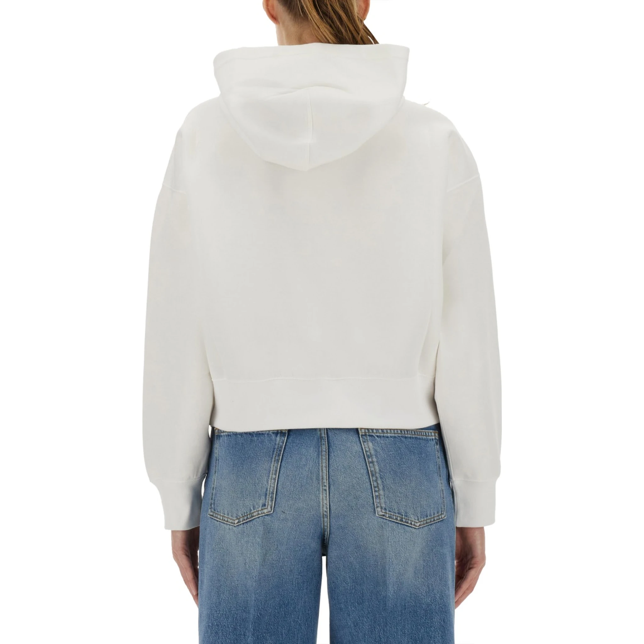 PRINTED COTTON HOODIE