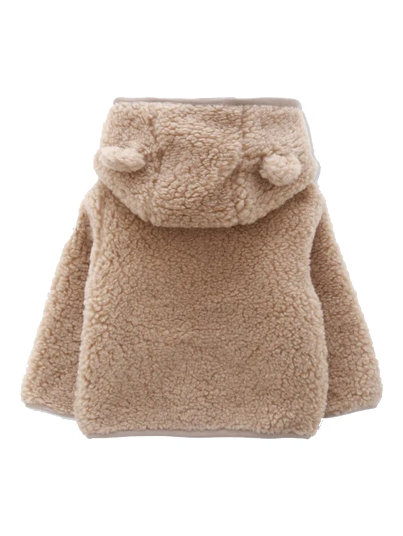 FLEECE JACKET WITH LOGO