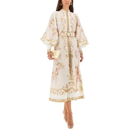 MIDI DRESS WITH BUTTONS "HYPNOTIC"