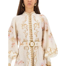 MIDI DRESS WITH BUTTONS "HYPNOTIC"