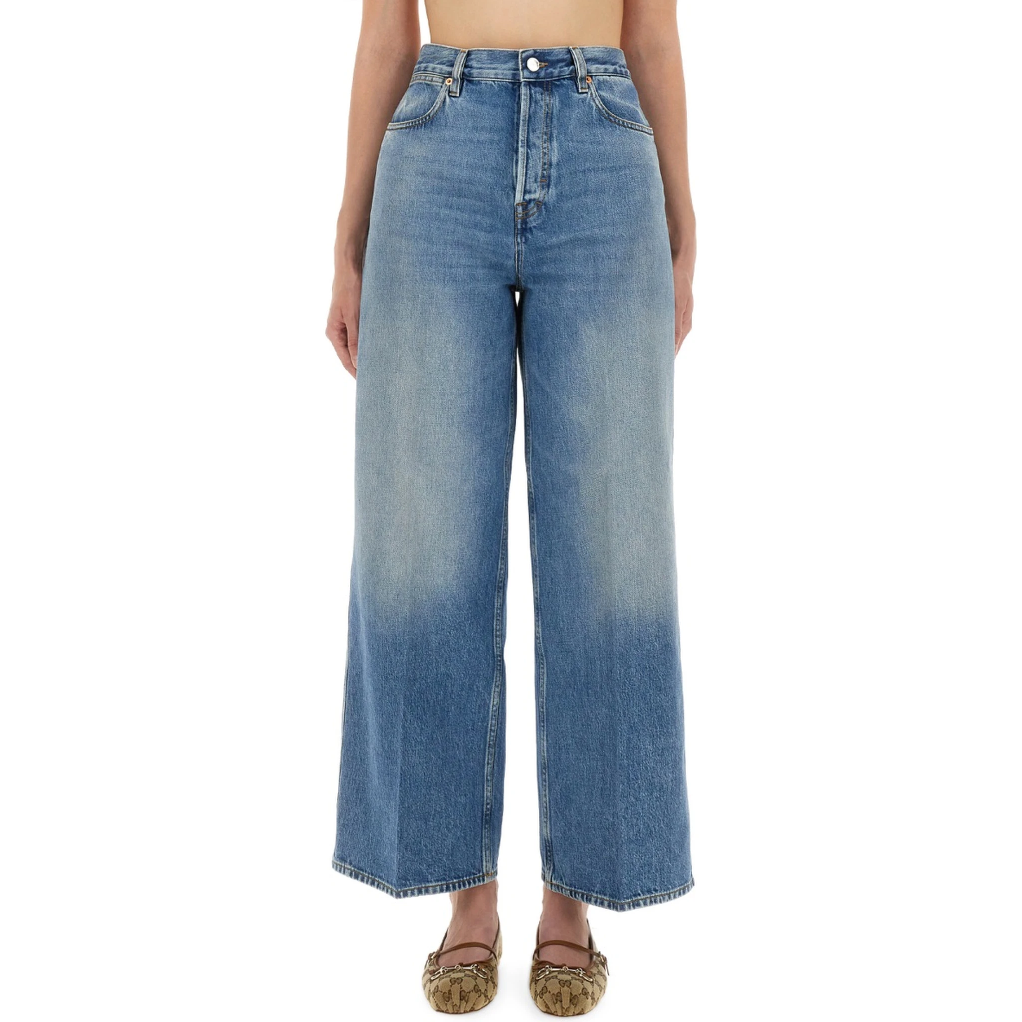 "WIDE-LEG" JEANS