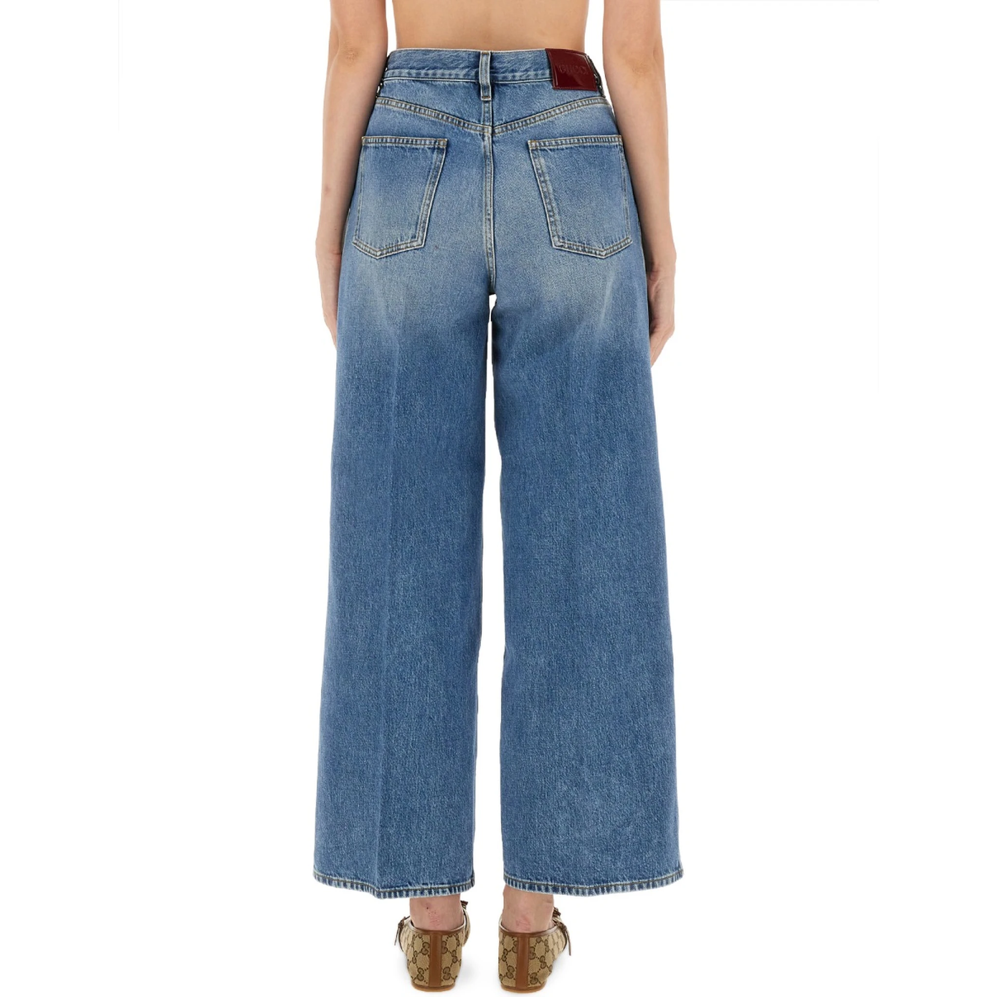 "WIDE-LEG" JEANS