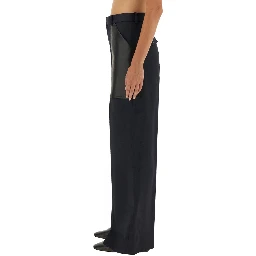 WOOL AND COTTON PANTS