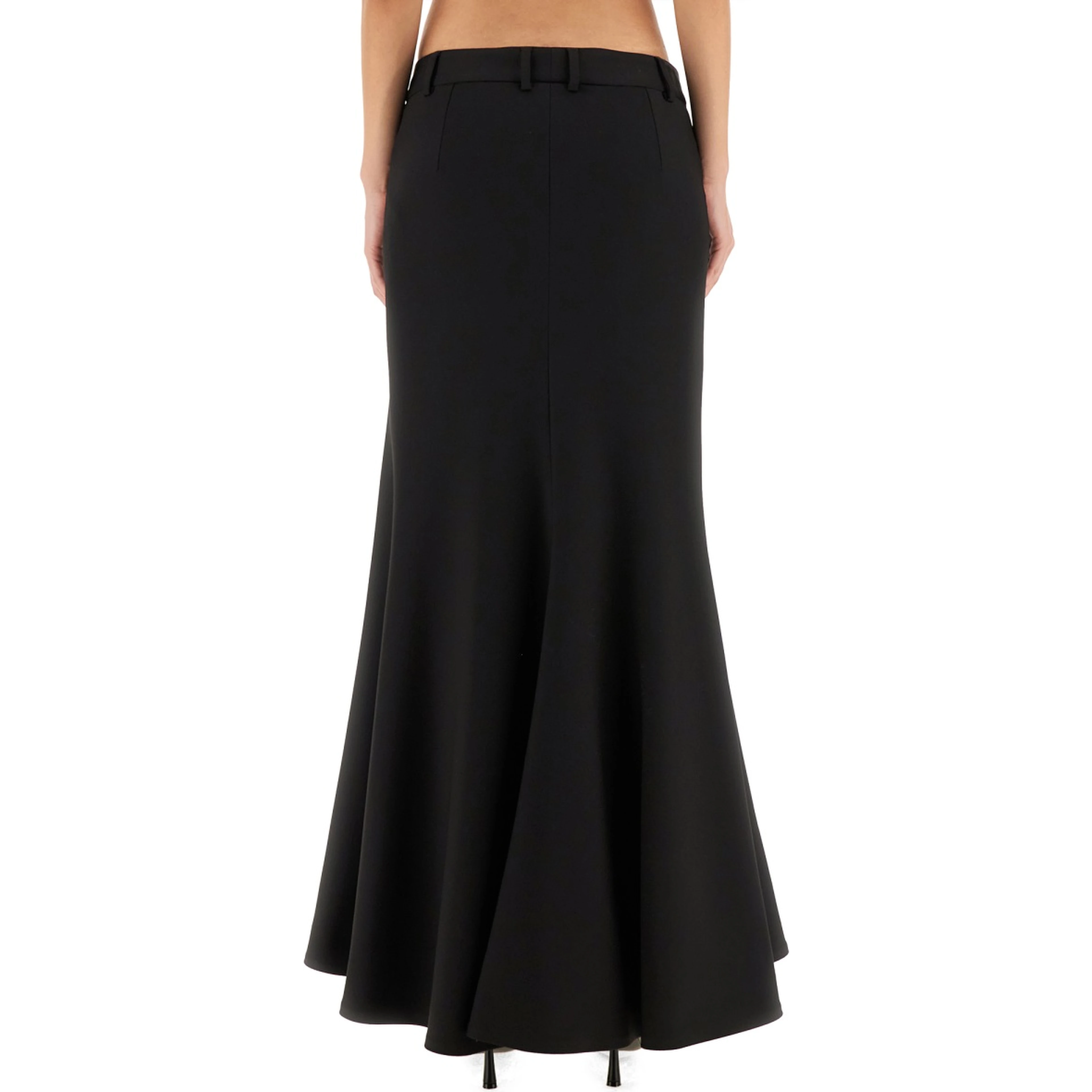 "GODET" MAXI SKIRT